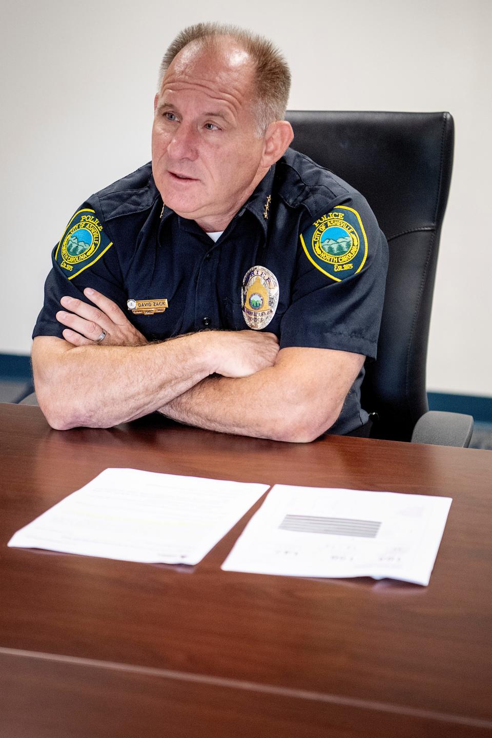 Asheville Police Department Chief David Zack.