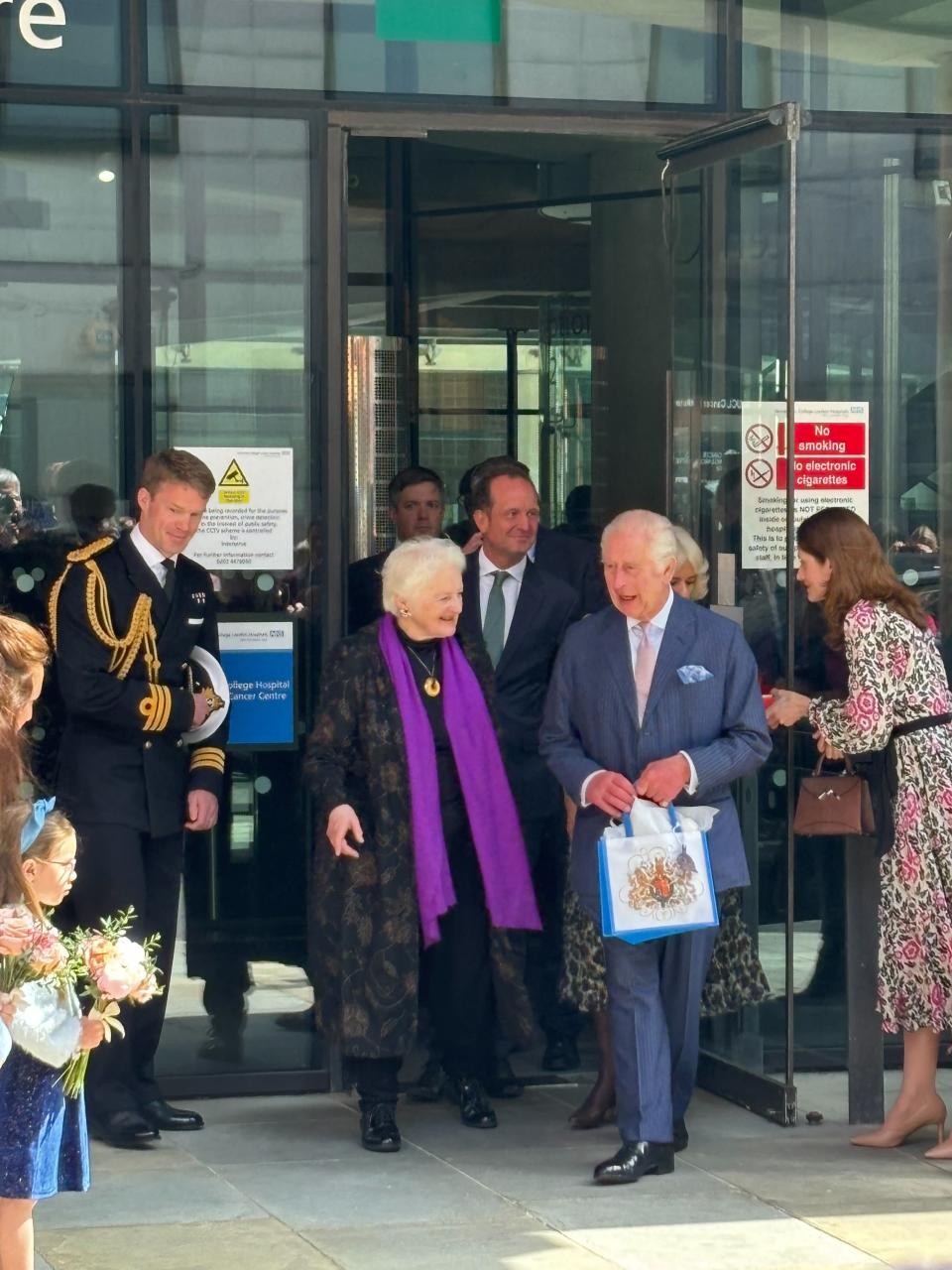 The King was all smiles at his first public engagement since his cancer diagnosis (The Independent)