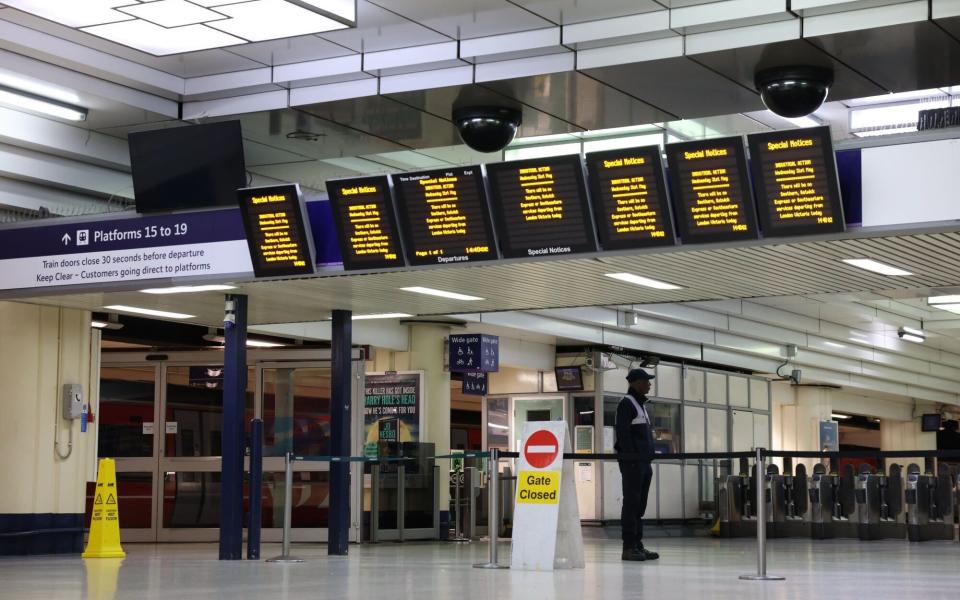 Rail workers go on strike again today and tomorrow - Hollie Adams/Bloomberg