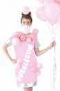 <p>Tired of everyone asking you for a piece of gum whenever you go out? Then become the bubblegum yourself by turning a pink dress into this chewy costume. </p><p><a href="https://studiodiy.com/diy-bubblegum-costume//" rel="nofollow noopener" target="_blank" data-ylk="slk:Get the tutorial at Studio DIY »;elm:context_link;itc:0;sec:content-canvas" class="link "><em>Get the tutorial at Studio DIY »</em></a></p>