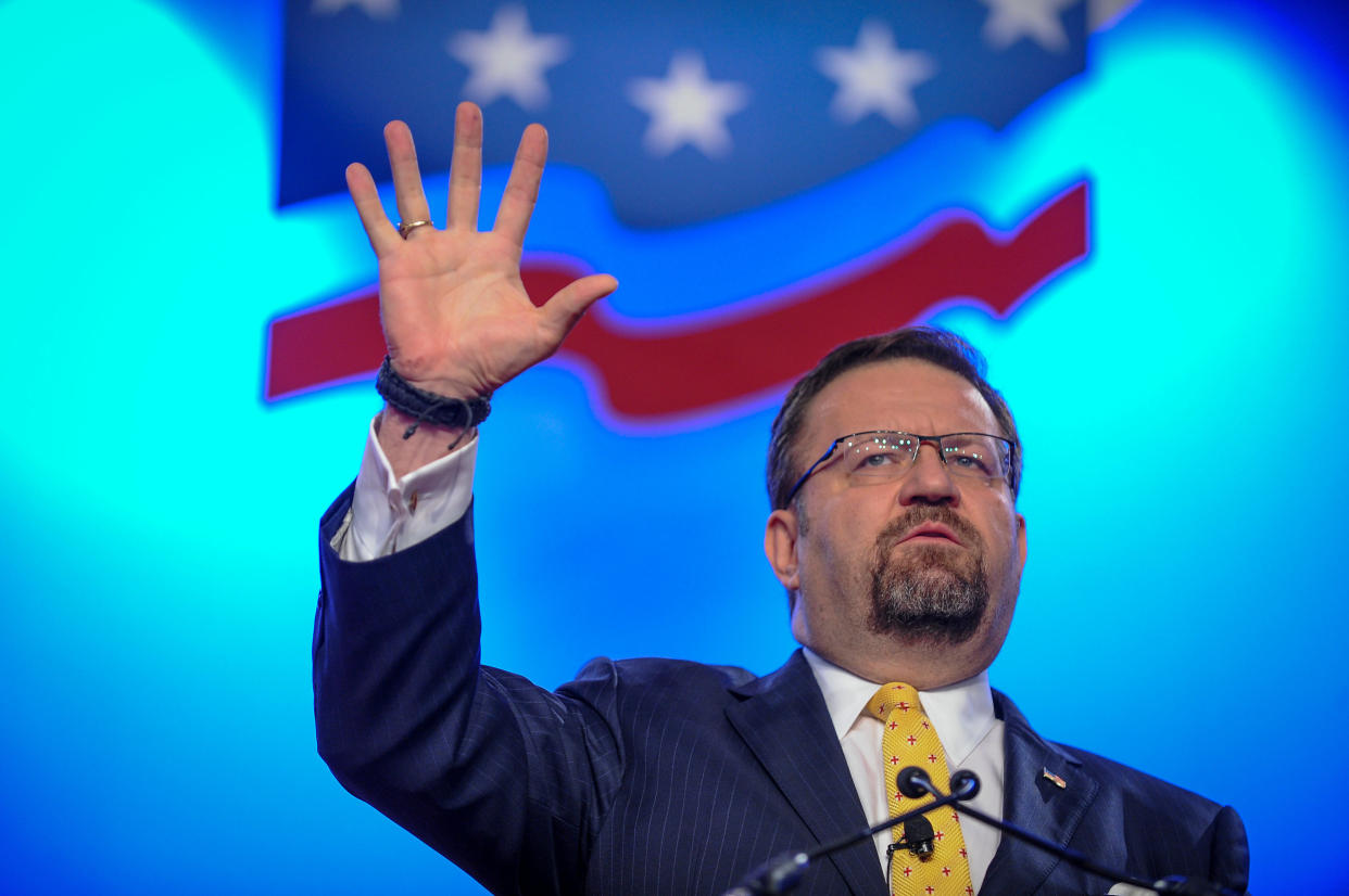 Self-described "alpha male" Sebastian Gorka will be joining Fox News. (Photo: Mary F. Calvert/Reuters)