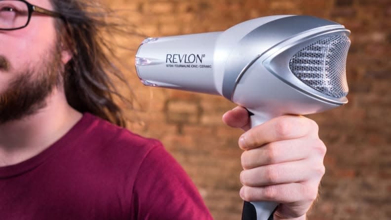 This hairdryer is our favorite budget pick—and it can be useful to have around for guests.