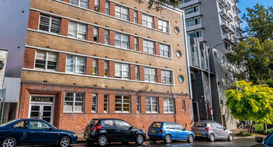 A Rushcutters Bay studio apartment is for sale with no bathroom or toilet.