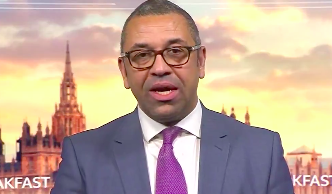 Junior foreign minister James Cleverly said the army could help transport the coronavirus vaccine. (BBC)