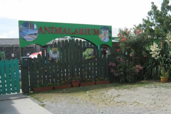 The entrance to the Animalarium.