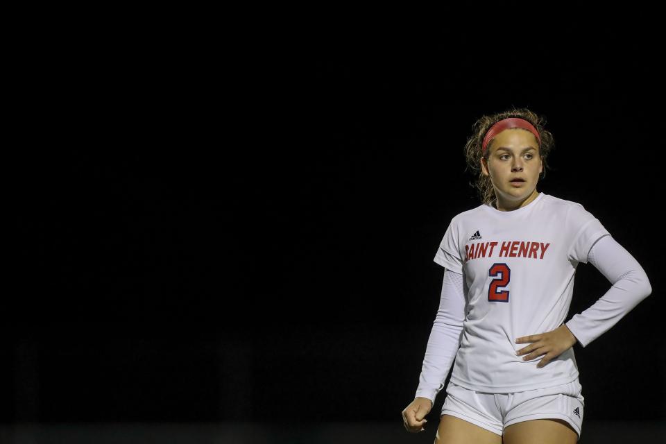 St. Henry's Mandy Schlueter scored 35 goals this year and is the Northern Kentucky player of the year.