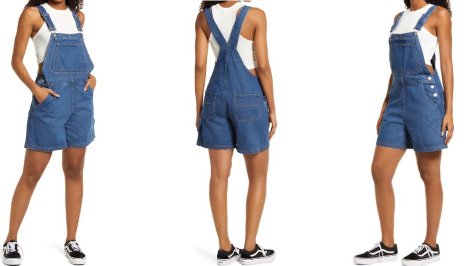 BP. Carpenter Denim Shortalls - Nordstrom, $29 (originally $49)