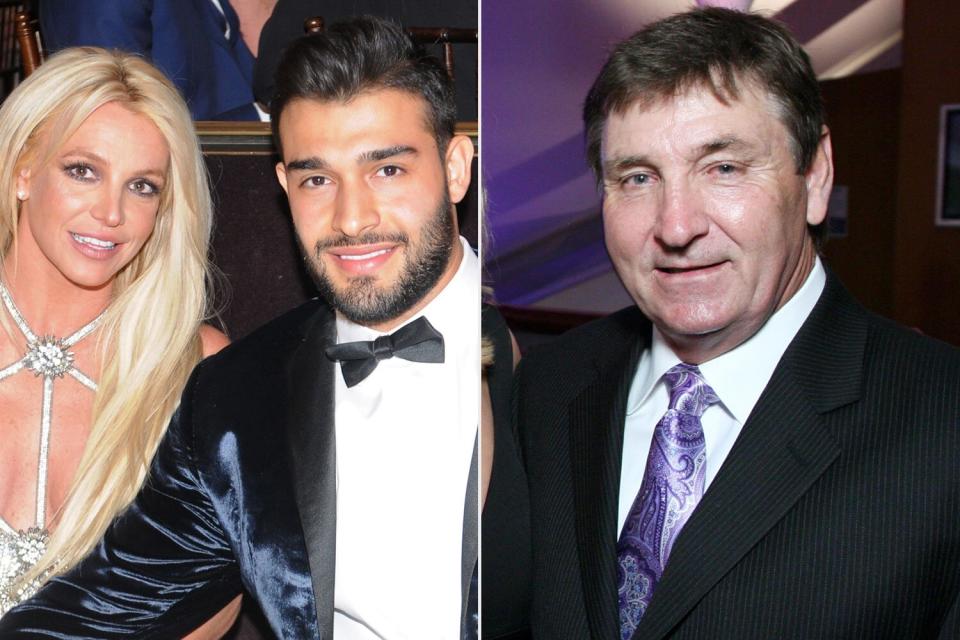 Sam Asghari, Britney Spears, Jamie Spears