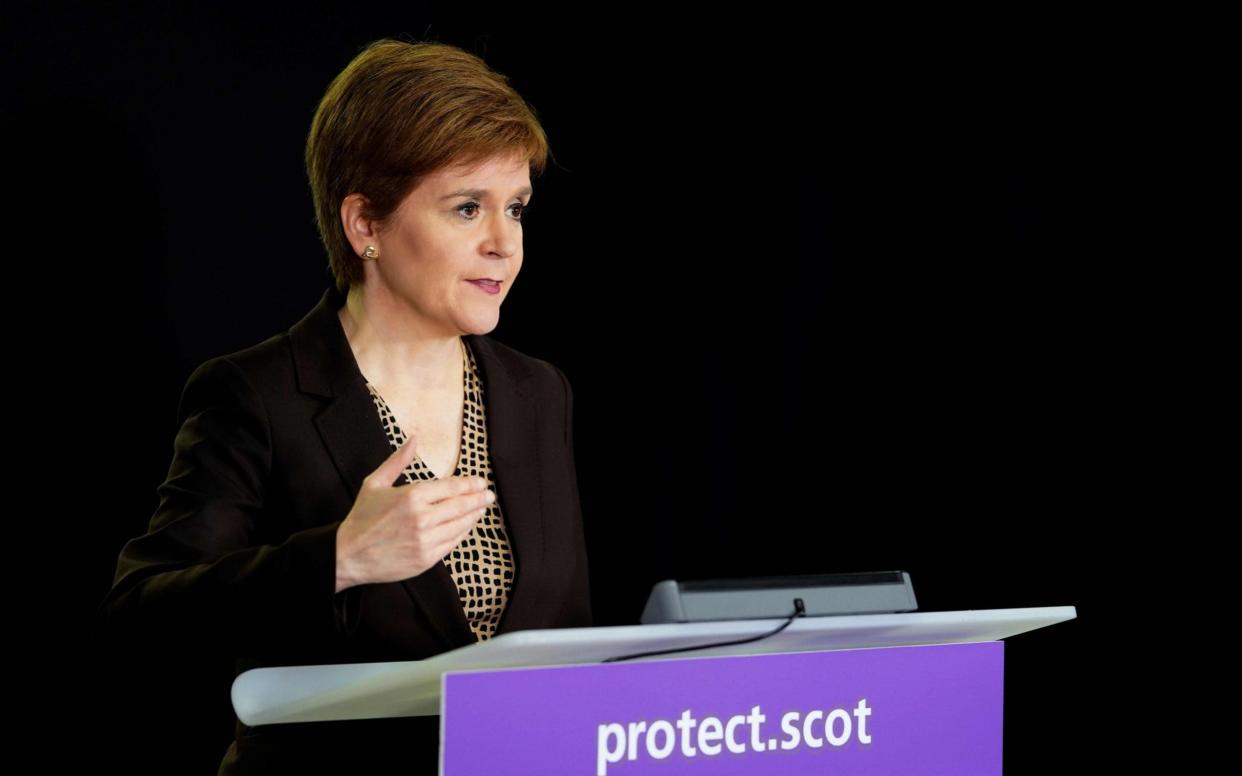 The SNP leader has been given a TV show almost every day since March by the BBC - AFP/AFP