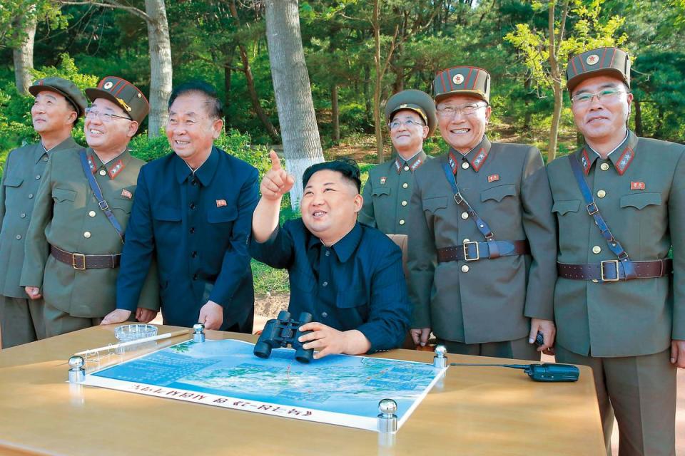 北韓狂人金正恩不斷進行導彈試射和核爆，再加上生物武器威脅，朝鮮半島緊張局勢一觸即發。（東方IC）