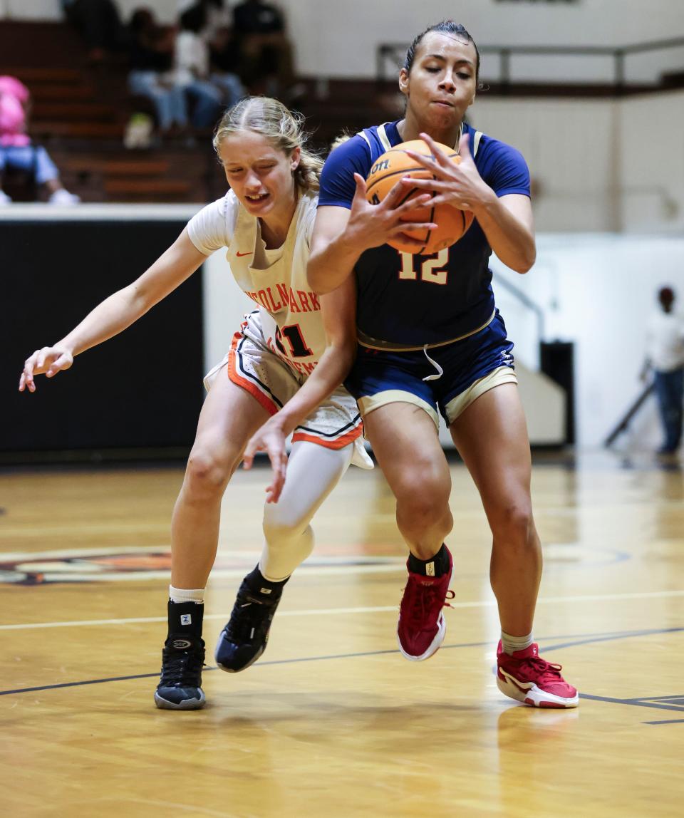 Lincoln Park Academy hosts Eau Gallie in a girls District 13-5A basketball final, Friday, Feb. 9, 2024, in Fort Pierce. Lincoln Park Academy won 70-34.