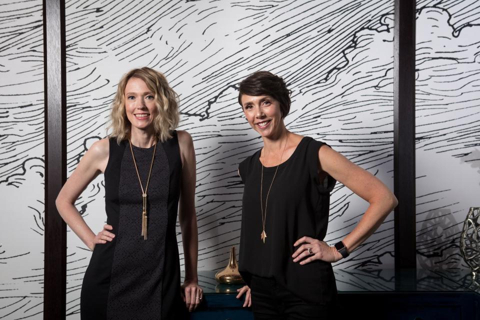 Gold Coast Doulas co-owners Kristin Revere (left) and Alyssa Veneklase (right).