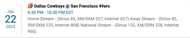 How to watch, stream, listen to Cowboys-49ers divisional round fight