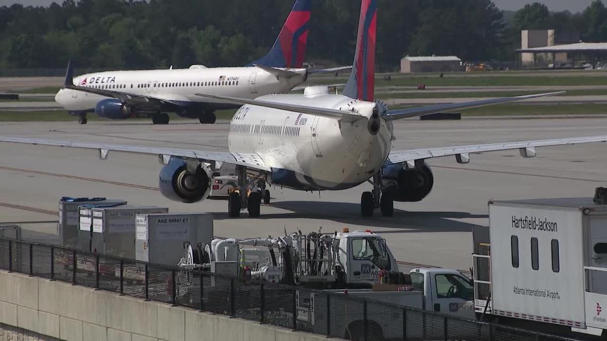 <div>The FBI is investigating possible stowaways on a Los Angeles-bound Delta flight from Atlanta on April 12, 2024.</div> <strong>(FOX 5)</strong>