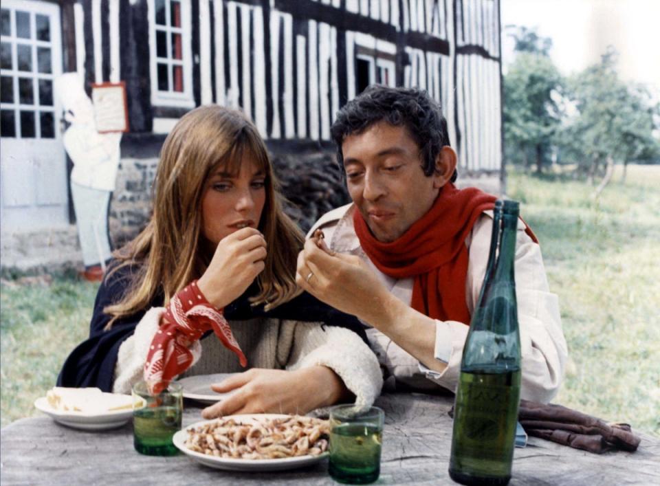 Birkin and Gainsbourg in ‘Slogan’ in 1969 (Sipa/Shutterstock)