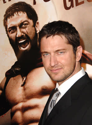 Gerard Butler at the Los Angeles premiere of Warner Bros. Pictures' 300