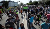 Protest against the closure of the Nissan factory in Barcelona