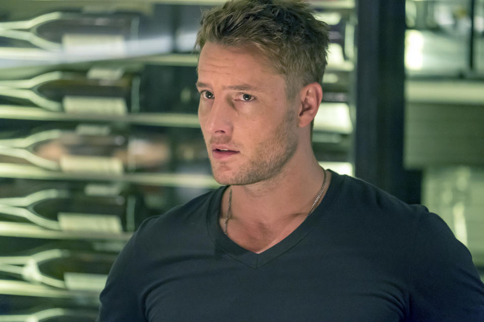 <p>Justin Hartley as Kevin Pearson in NBC’s <i>This Is Us</i>.<br>(Photo: Ron Batzdorff/NBC) </p>