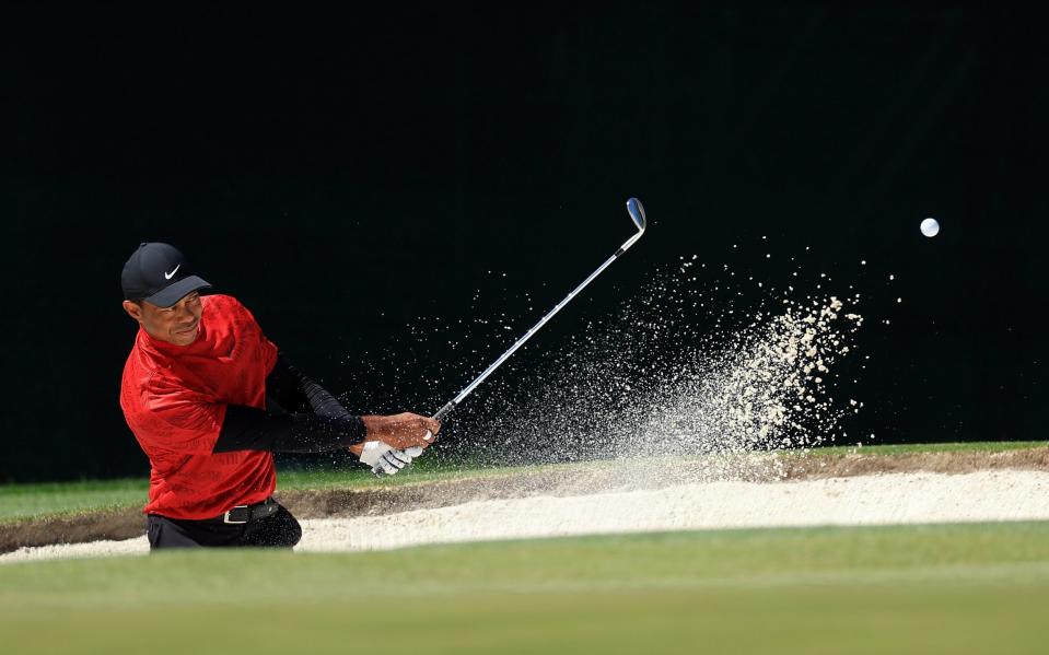 Tiger Woods at the Masters - GETTY IMAGES