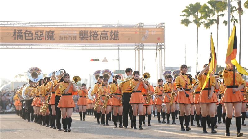 「橘色惡魔」首演帶來5首精彩曲目。（圖／高市府提供，下同）