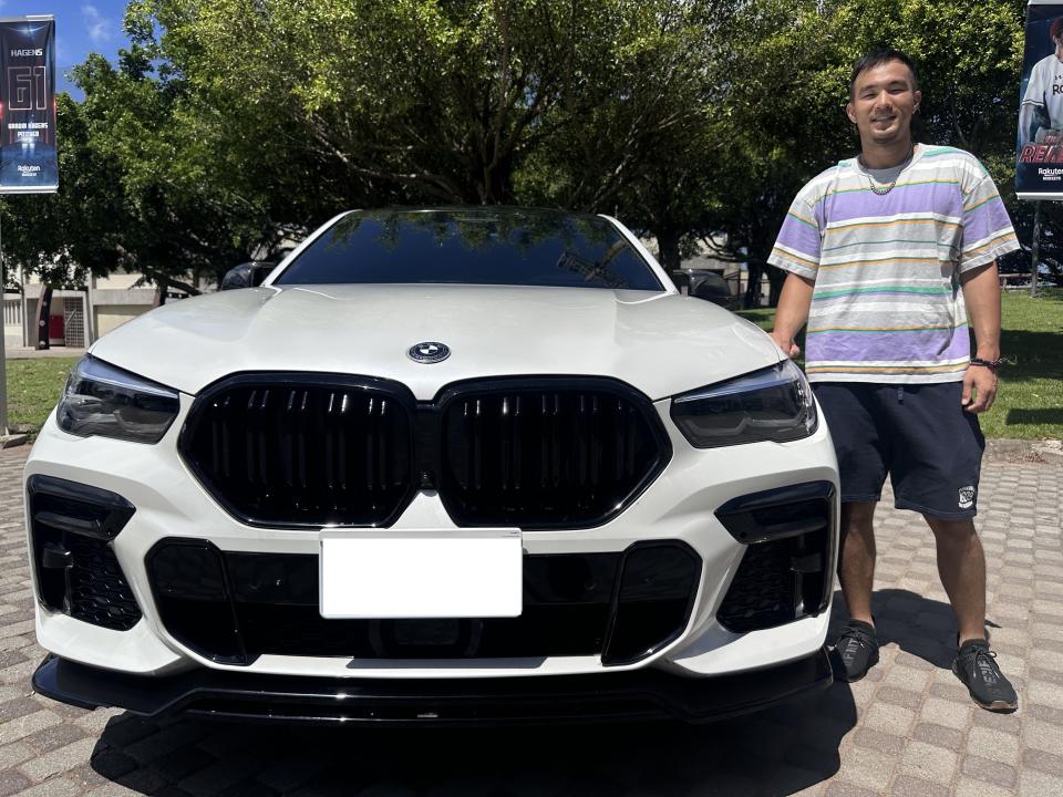 ▲樂天桃猿先發投手曾仁和入手BMW X6，形容就像是第二女友。