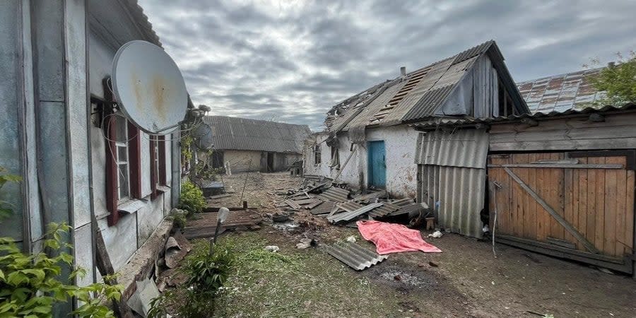 Aftermath of the Russian attack on Sumy Oblast on May 10