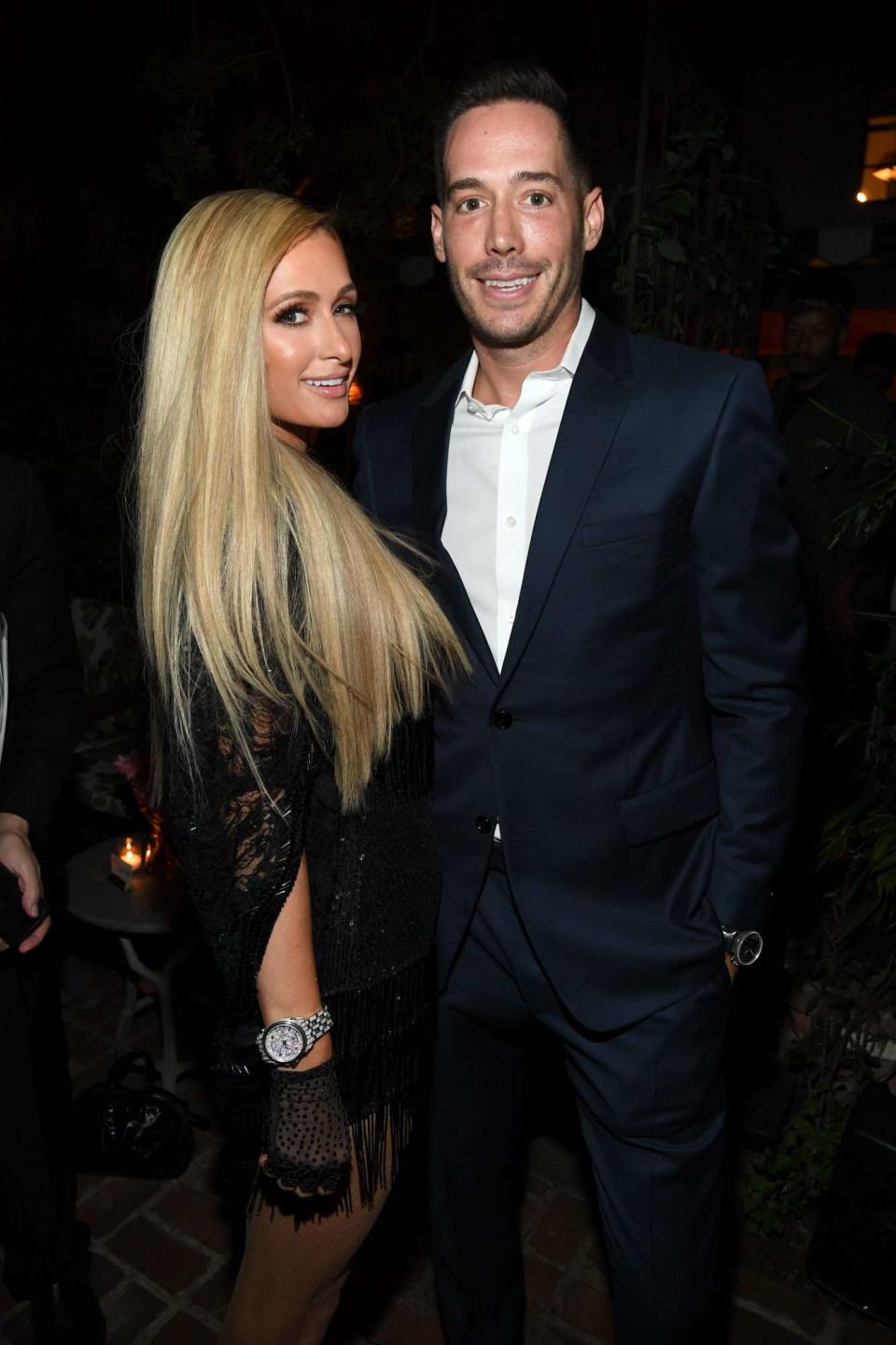 Paris Hilton and Carter Reum