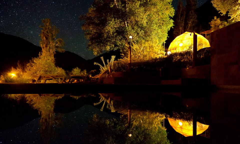 <p>If you want stargazing, then look no further. the ElquiDomos in Chile claims to be one of the seven astronomic hotels in the world. <br> A room beneath the stars at the scenic property costs $257. <br> (Airbnb) </p>