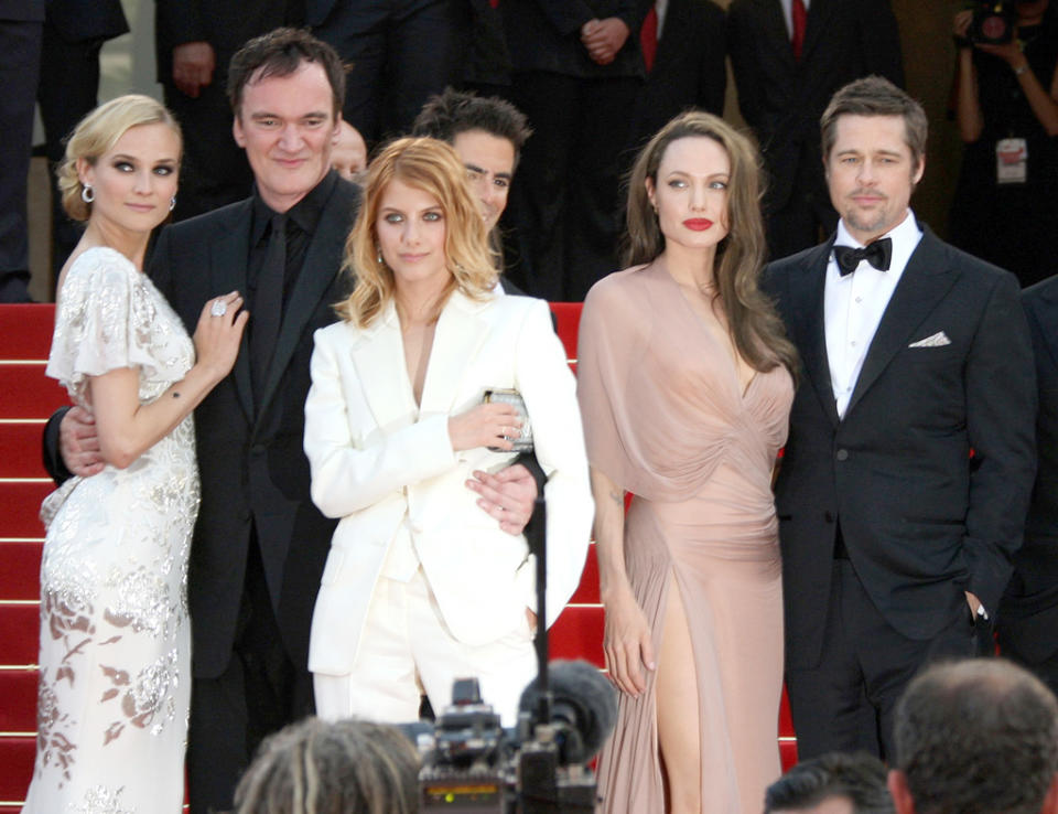 2009 Cannes Film Festival Diane Kruger Quentin Tarantino Melanie Laurent Angelina Jolie Brad Pitt