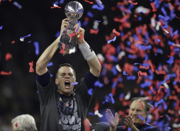 Tom Brady won his fifth Super Bowl. (AP)