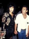 <p>Cher mixed '80s glam with her own signature touches when she attended an August party at the Hard Rock Cafe alongside producer David Geffen.<br></p>