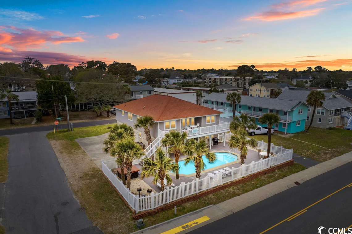 The home on 2208 S Ocean Blvd. sold for $1,450,000, and serves as an ocean view rental. The home operates as a duplex but can be altered to fit a single family home.