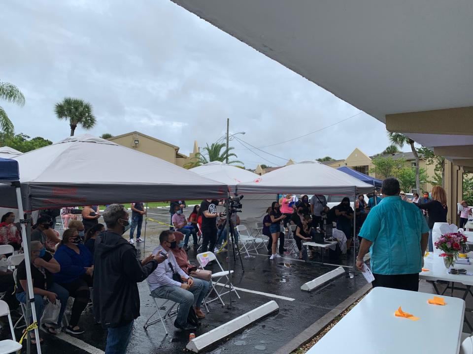 FILE: Kissimmee's Puerto Rican community gathers to remember the lives that were devastated when Hurricane Maria ravaged Puerto Rico in 2017. / Credit: Organize Florida