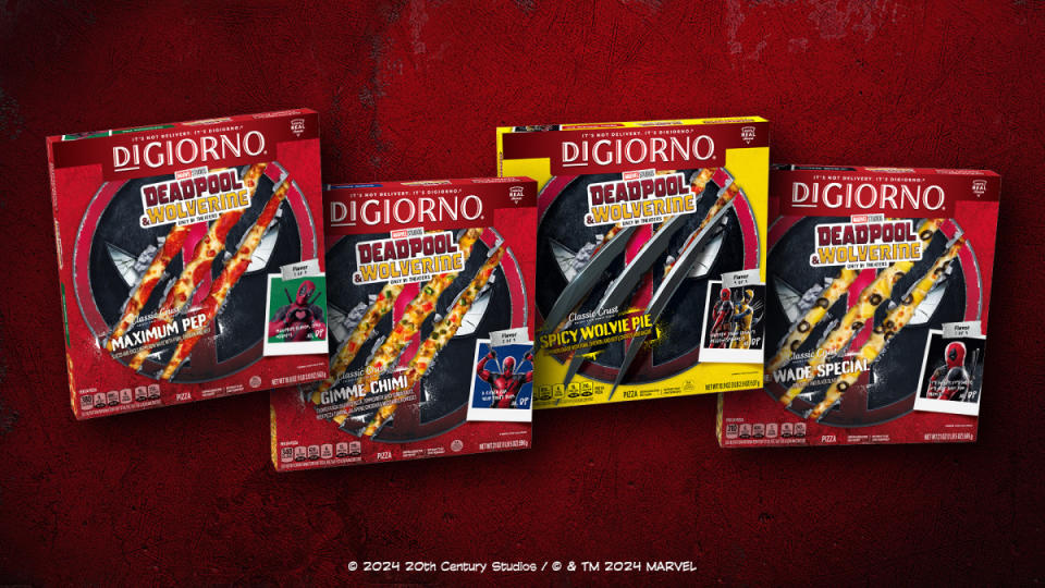 DiGiorno's all-new 'Deadpool & Wolverine' frozen pizzas. <p>DiGiorno</p>