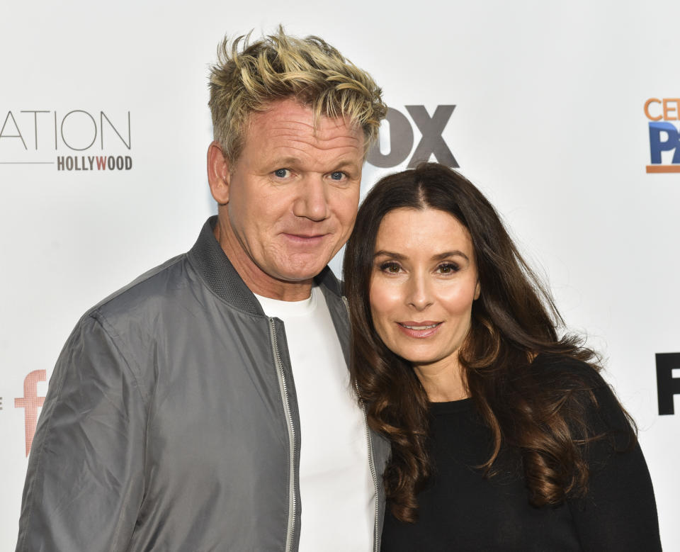 Celebrity chef Gordon Ramsay and Tana Ramsay attend 'The F Word' celebration at Station Hollywood at W Hollywood Hotel on May 22, 2017 