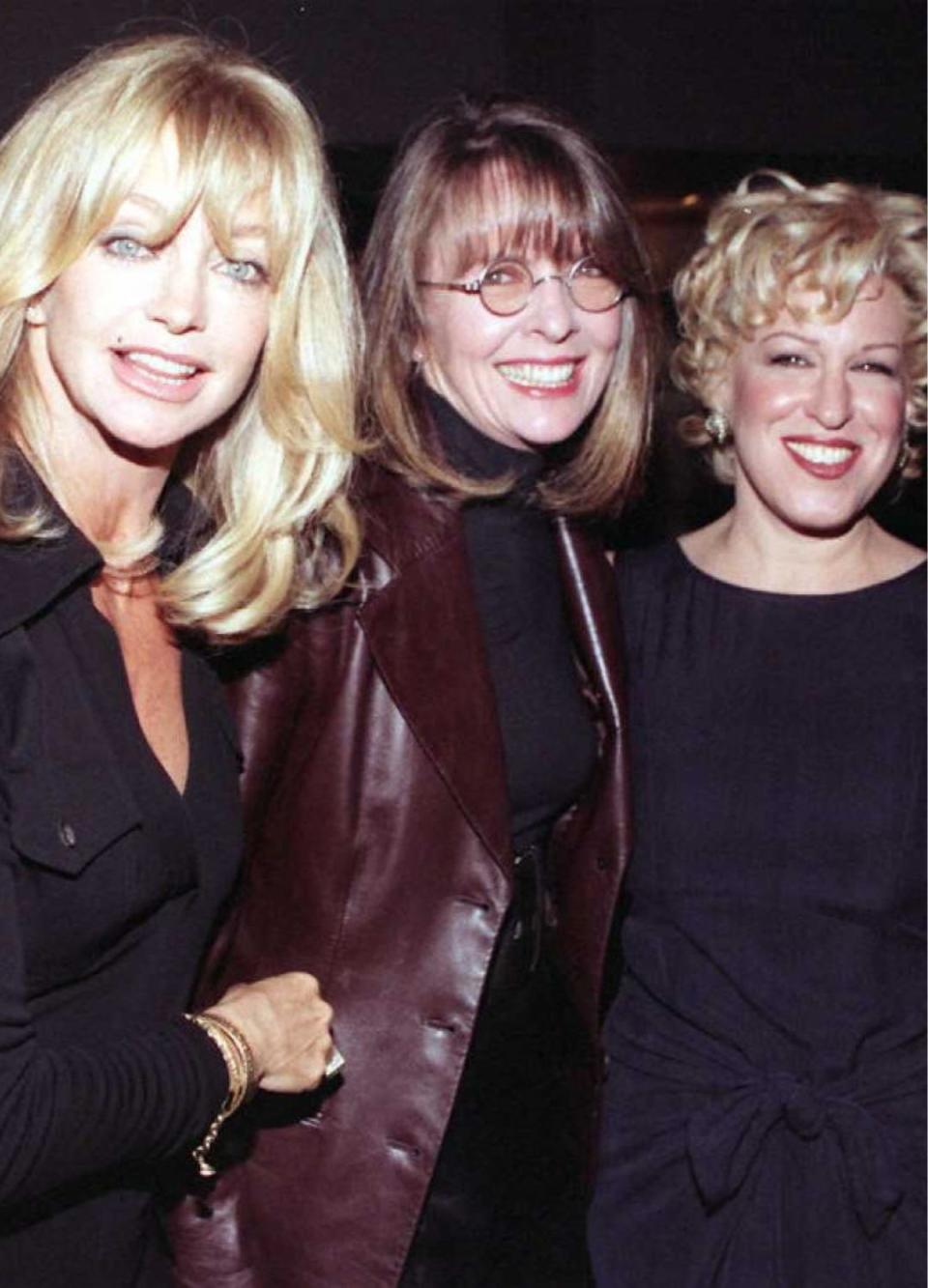 Goldie Hawn, Diane Keaton and Bette Midler.