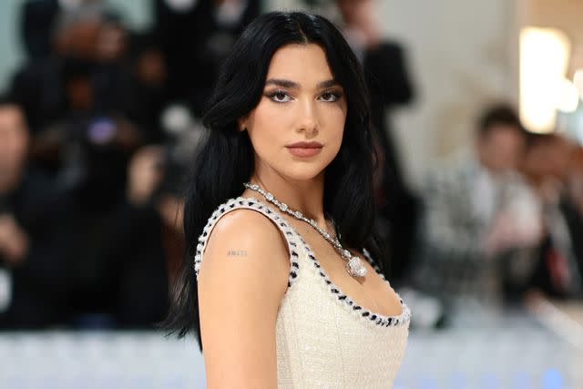 <p>Kambouris/Getty Images for The Met Museum/Vogue </p> Dua Lipa