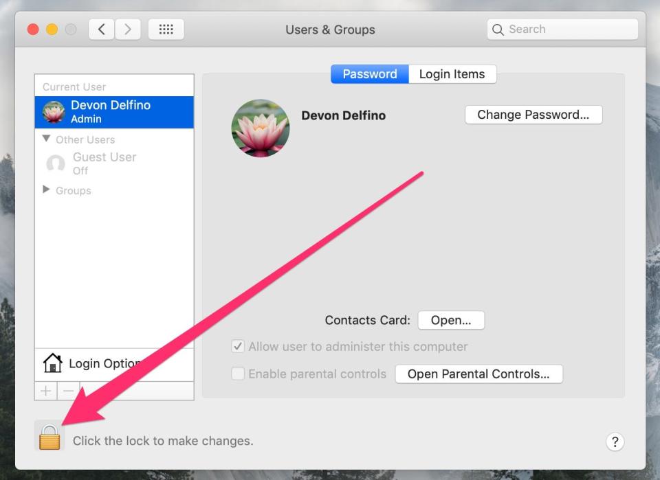 How to create a new user on Mac