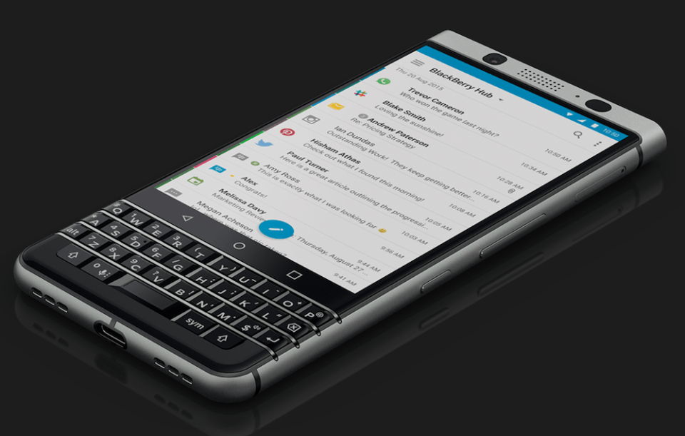 BlackBerry KEYone MWC 2017展前搶先登場