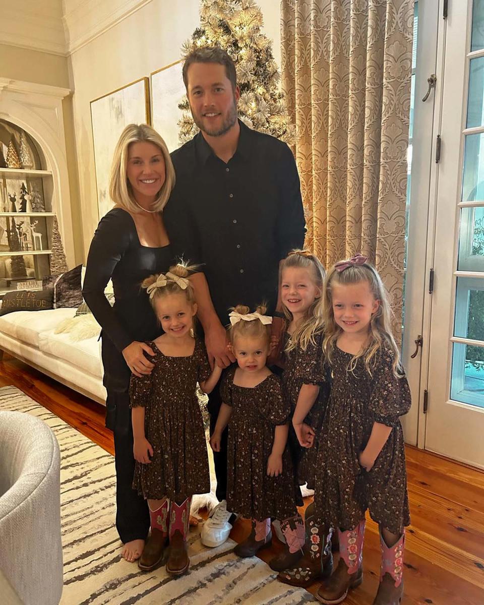 NFL’s Matthew Stafford and Wife Kelly Stafford’s Family Album With 4 ...