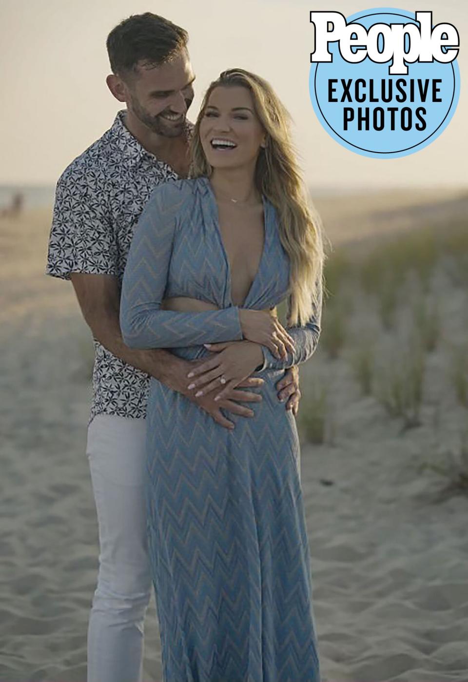 Summer House Stars Lindsay Hubbard and Carl Radke Are Engaged After Romantic Beachside Proposal — See Her Ring. Phot credit: Adam Szulewski, Olga Lezhepekova