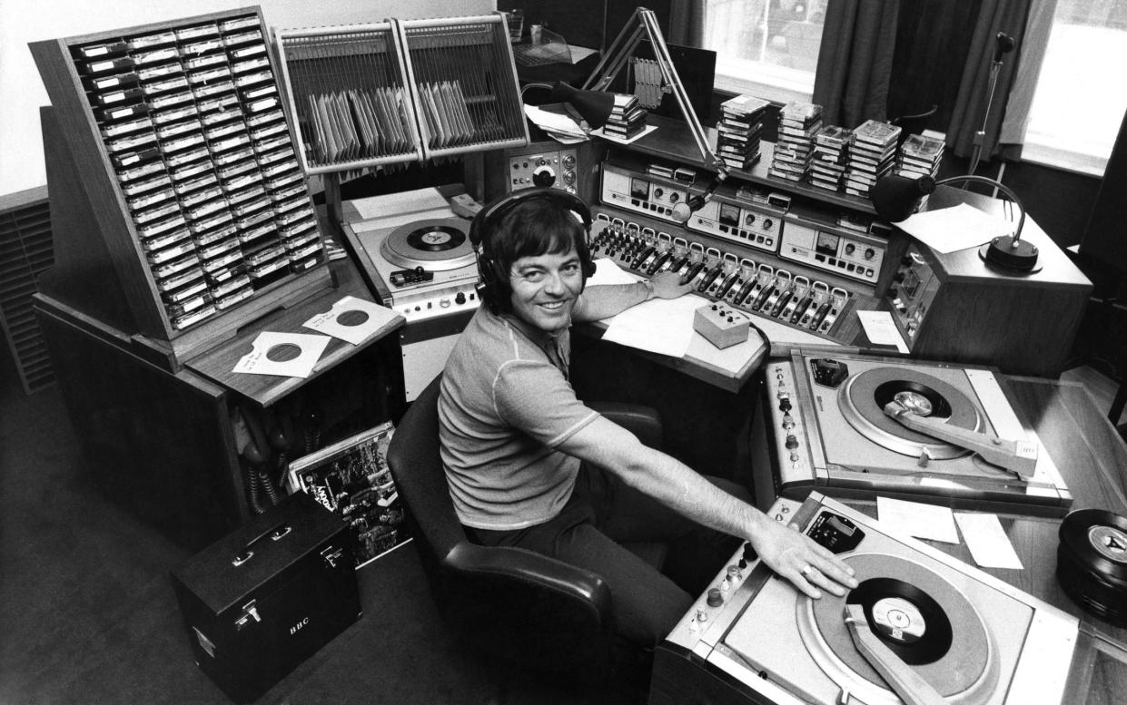 On air: Tony Blackburn in 1973