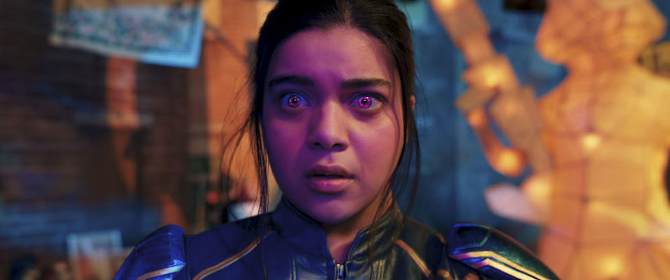 Iman Vellani as Ms Marvel/Kamala Khan Ms Marvel. (Still: Marvel Studios)