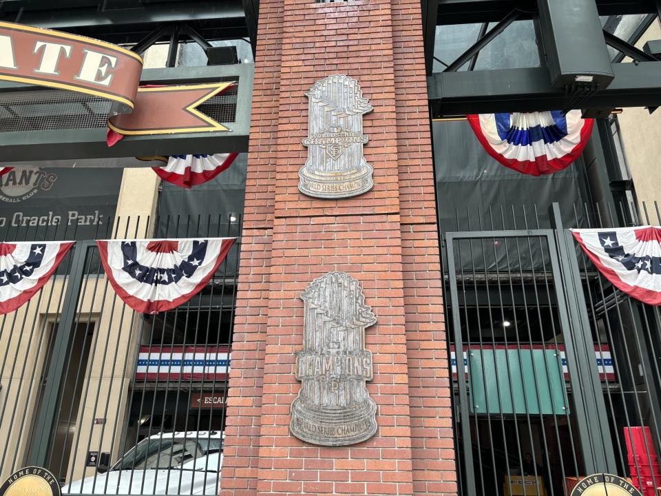 oracle park photos in s24 vs iphone 15 camera faceoff