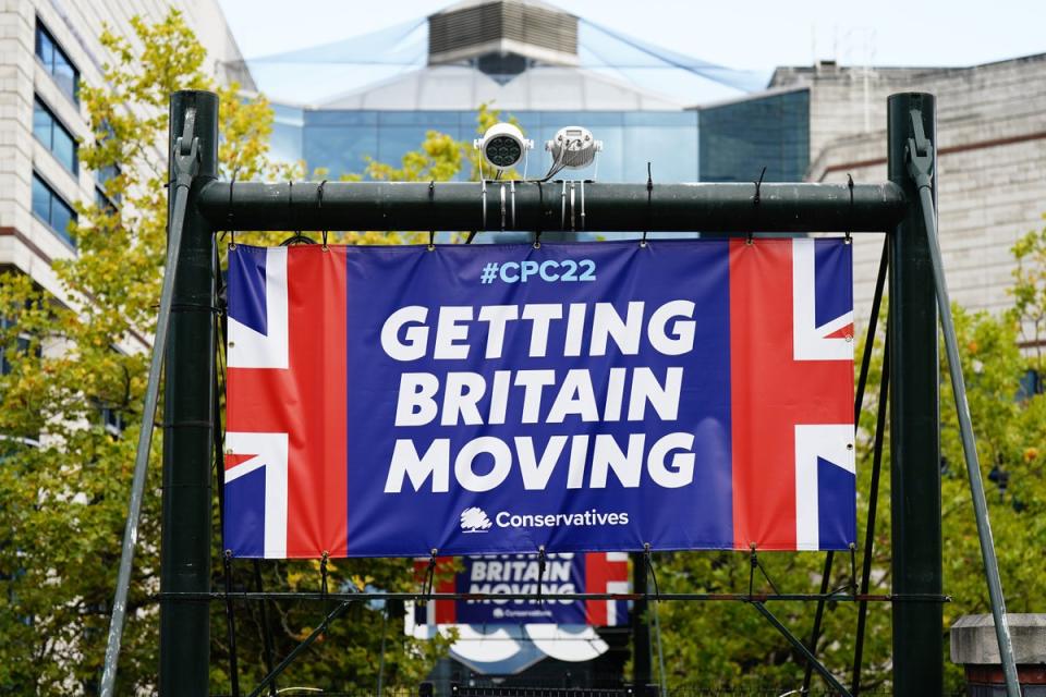 Birmingham’s International Convention Centre ahead of Tory conference (PA)