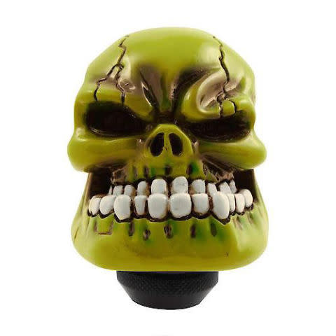 Pilot Green Skull Man Shift Knob