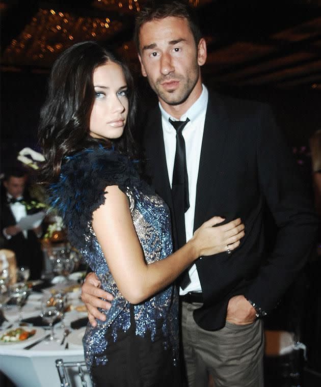 Model Adriana Lima wed her husband Marko Jaric on Valentine's Day 2009, but were divorced earlier this year. Photo: Getty images