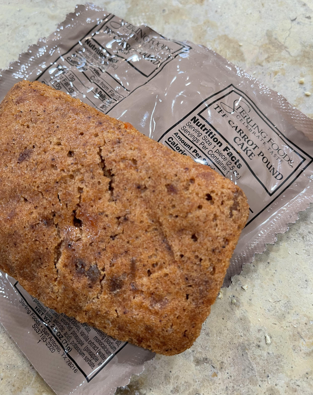 The walnuts in the carrot cake added a nice crunch to the moist cake. (Kait Hanson)