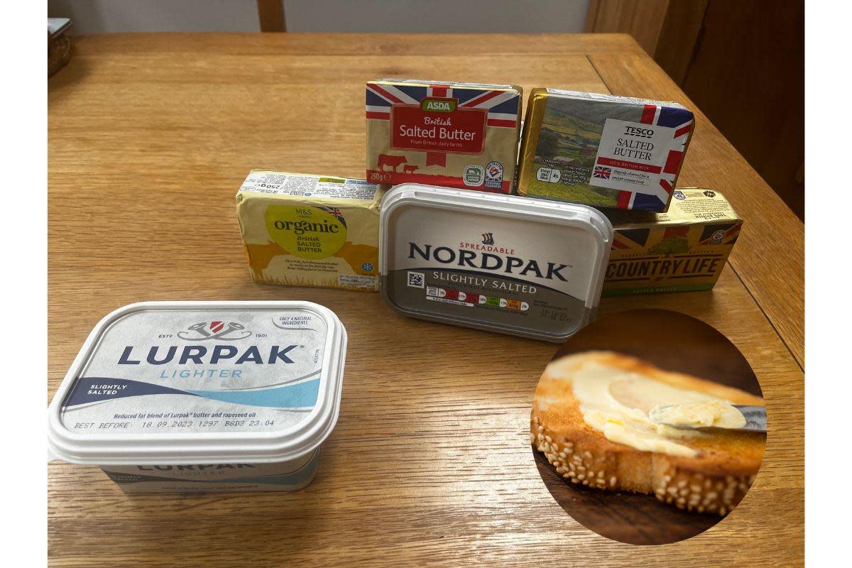 The battle of the butters - can Lurpak be beaten? Yes, it turns out <i>(Image: Newsquest)</i>