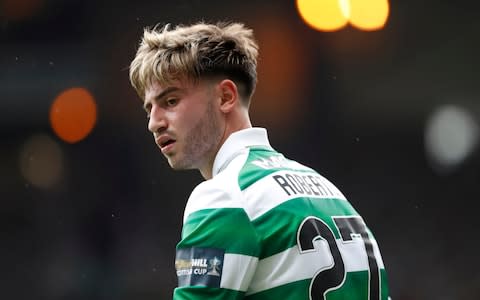 patrick roberts in action for Celtic - Credit: Reuters